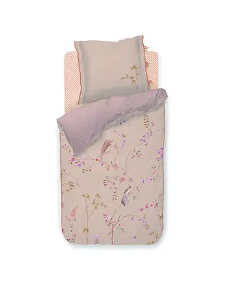 PIP STUDIO | Perkal Bettwäsche BAMBOO BLOSSOM 70x90cm/140x200cm Khaki | 